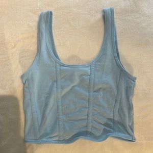 PacSun crop tank top size extra small in the color blue